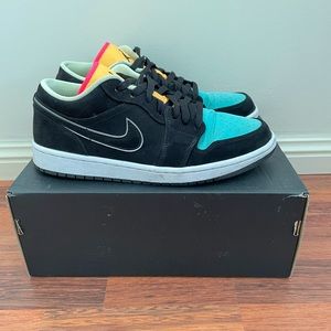 Jordan 1 low Black Aurora